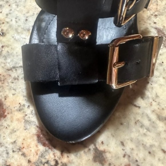 BCBGENERATION Generation Black Fizzy City Strappy Sandals – 7 - Picture 13 of 16